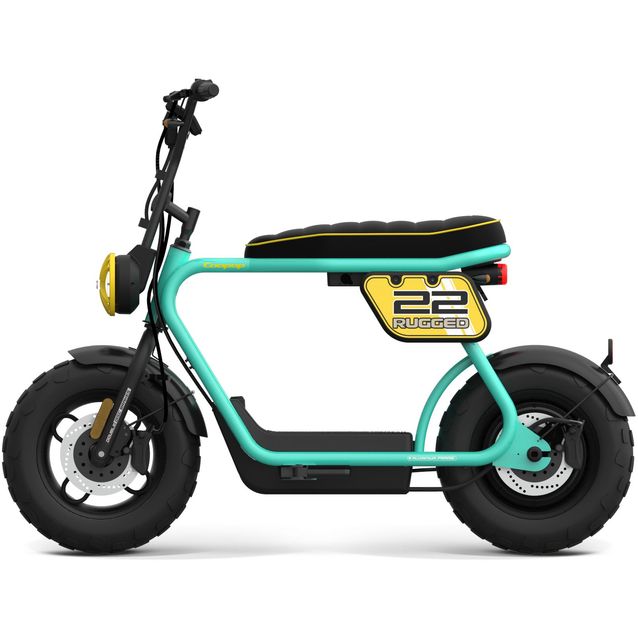 Sähköskootteri Coopop Rugged, 25km/h, sky blue