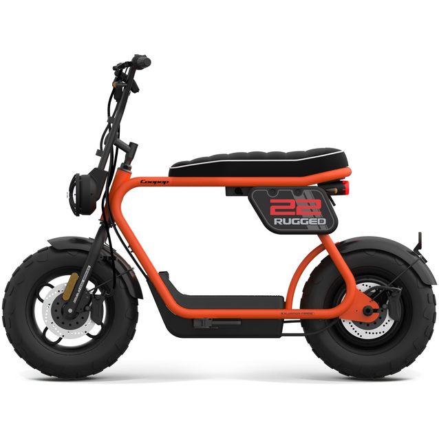 Sähköskootteri Coopop Rugged, 25km/h, oranssi