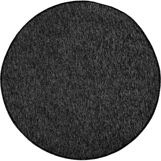Pyöreä matto ihankotona Carina Ø133cm musta/harmaa