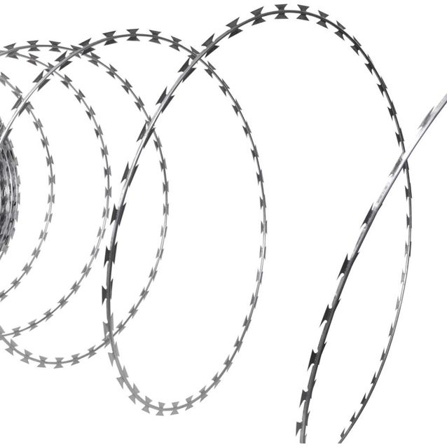 Concertina NATO Razor Wire Galvanised Steel 150 m