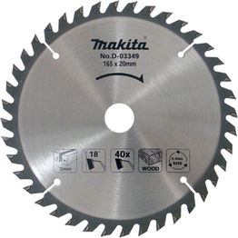 Pyörösahanterä Makita D-03349 Ø165x20x2,0mm 40T