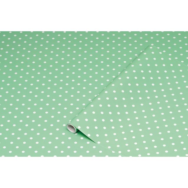 Kontaktimuovi D-C-Fix 346-0648, 0.45x2m, pilkut, mintunvihreä