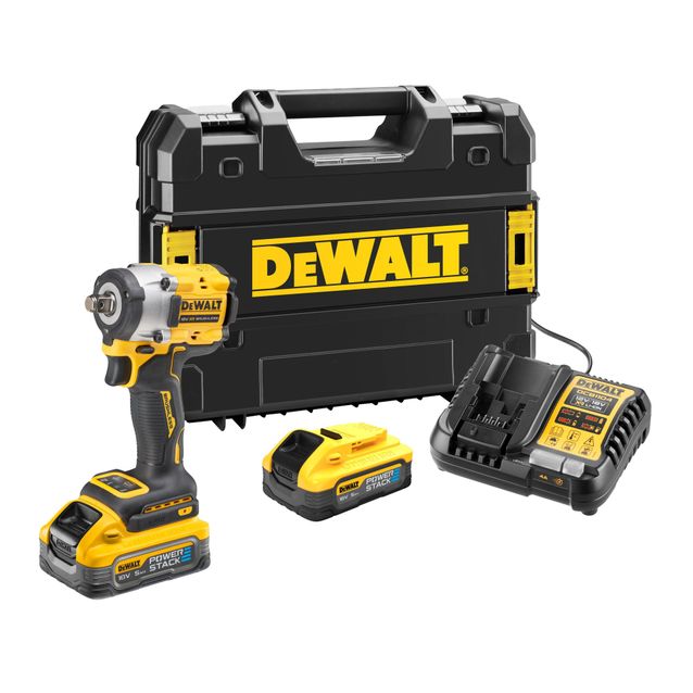 Akkuiskumutterinväännin DeWalt XR DCF921H2T-QW 406 Nm 18V 2x5,0 Ah akuilla + TSTAK