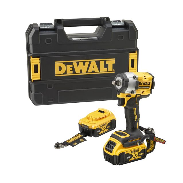 Akkuiskumutterinväännin DeWalt XR DCF921P2LRT-XJ 406 Nm 18V 2x5,0 Ah akuilla ilman laturia + TSTAK