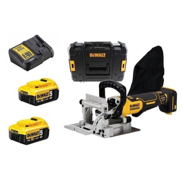 Akkulamellijyrsin DeWalt XR DCW682P2-QW Ø104 mm 18V 2x5,0 Ah akuilla + TSTAK