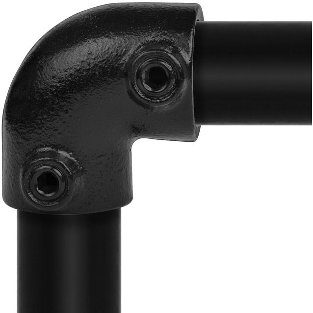 Kulmaliitin 90° Dione Mekano DIY-putkikalusteeseen