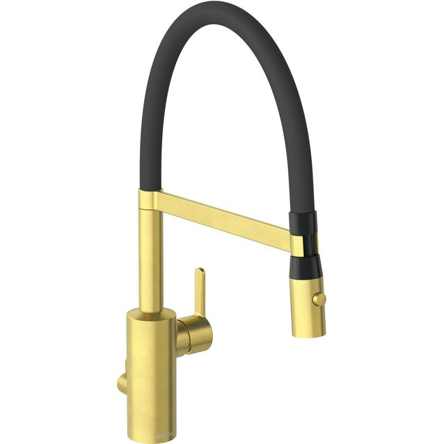 Keittiöhana Damixa Silhouet Pro pesukoneventtiilillä harjattu messinki