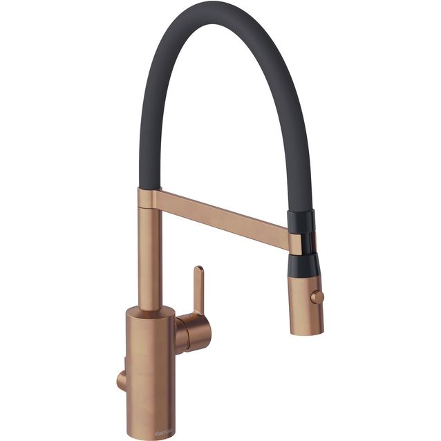 Keittiöhana Damixa Silhouet Pro pesukoneventtiilillä harjattu kupari