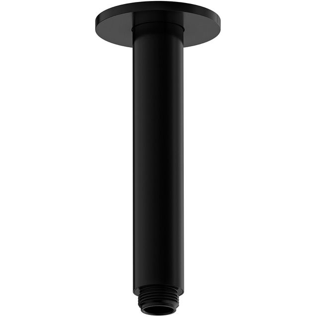 Sadesuihkun liitäntäputki kattoon Damixa Silhouet, piiloasennus, mattamusta