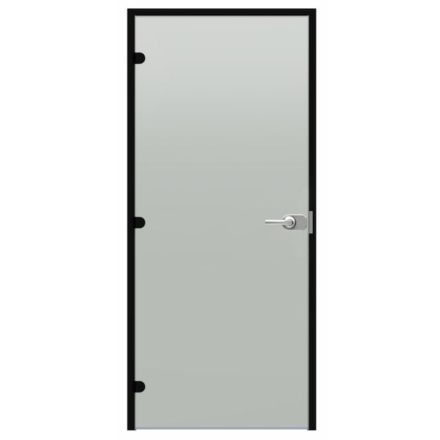 Lukittuva lasiovi Harvia 9x21 alumiinikarmi satiini