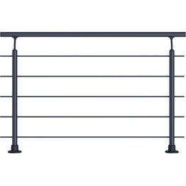 Kaide Dolle Clean Kit Black 1500mm lattiaan kiinnitettävä musta