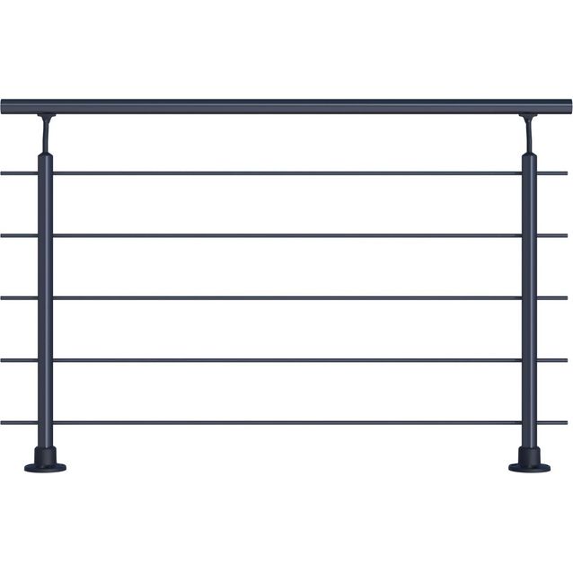 Kaide Dolle Clean Kit Black 1500mm lattiaan kiinnitettävä musta