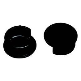 Käsijohteen päätyosa Dolle Clean Black musta 2kpl