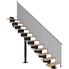 Portaat Dolle Dubai, suora, Classic IV -kaide, öljytty pyökki, eri värejä ja kokoja