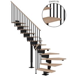 Portaat Dolle Dubai, L-malli, Classic IV -kaide, valkoöljytty tammi, eri värejä ja kokoja