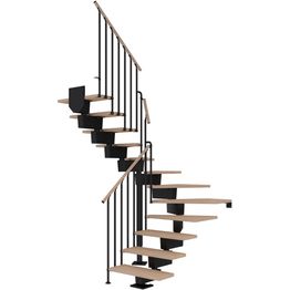 Portaat Dolle Dubai, U-malli, Classic III -kaide, valkoöljytty tammi, eri värejä ja kokoja