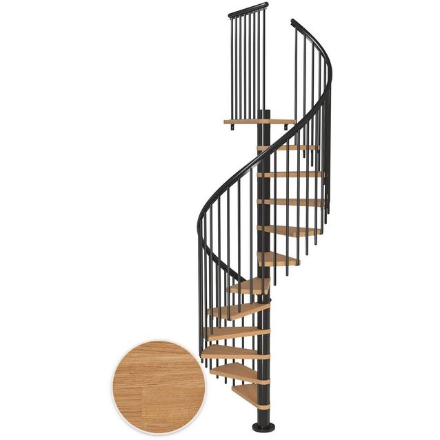 Kierreportaat Dolle Montreal, Classic IV -kaide, öljytty tammi, eri värejä ja kokoja