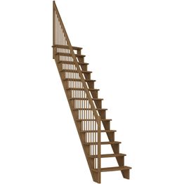 Portaat Dolle Lyon suora puinen porraskaide vasemmalla eri kokoja