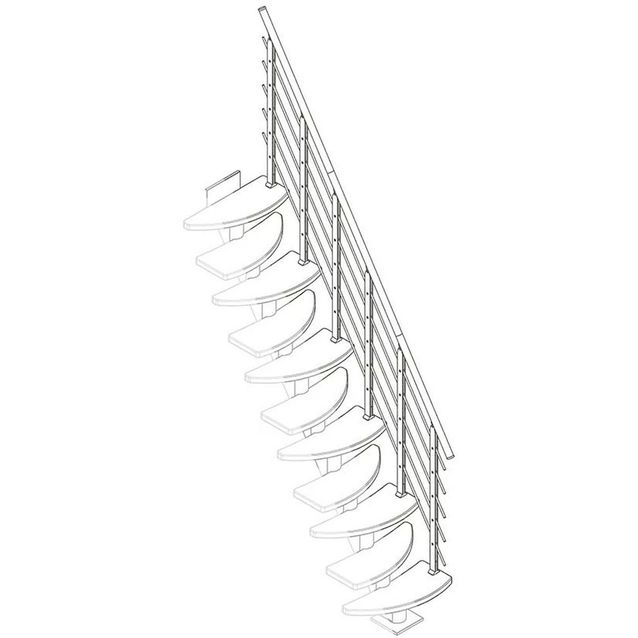 Porraskaide Dolle Design Berlin-portaisiin valkoöljytty tammi eri vaihtoehtoja
