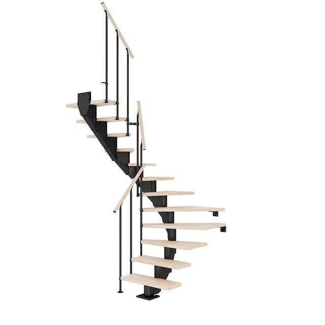 Portaat Dolle Hamburg Classic II U-malli öljytty pyökki musta eri kokoja