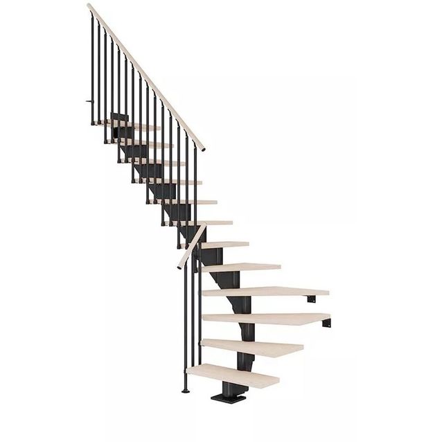 Portaat Dolle Hamburg Classic III L-malli valkoöljytty tammi musta eri kokoja