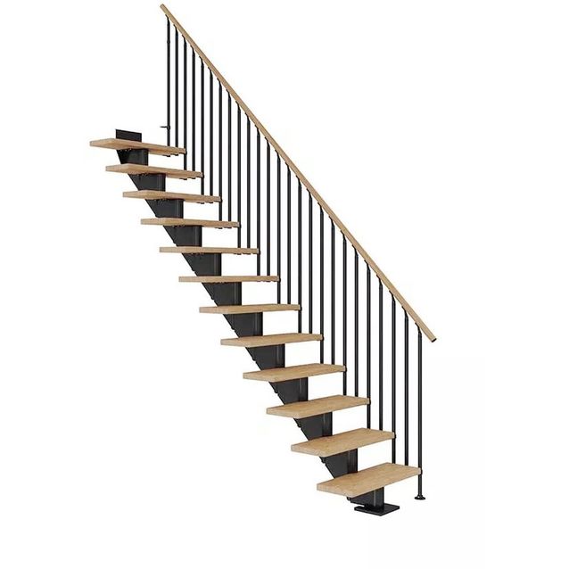 Portaat Dolle Hamburg Classic III suora öljytty tammi musta eri kokoja