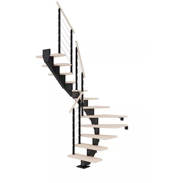 Portaat Dolle Hamburg Design U-malli valkoöljytty tammi musta eri kokoja