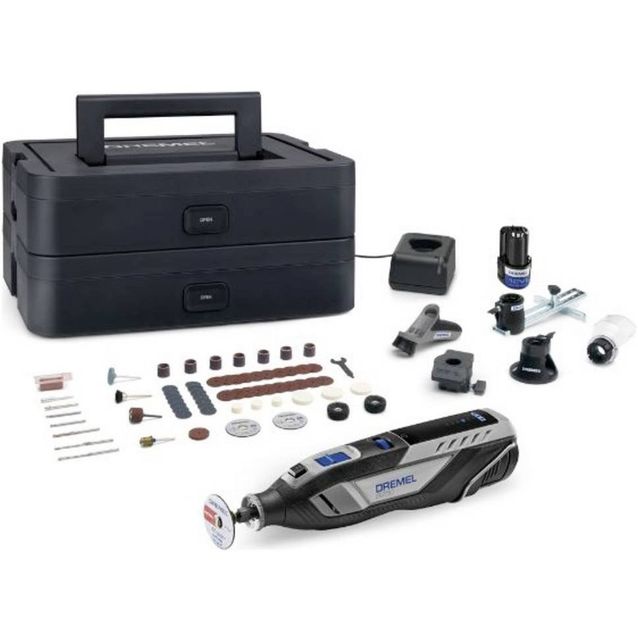 Akkumonitoimityökalu Dremel 8250-5/65 12V 2x2,0 Ah akuilla