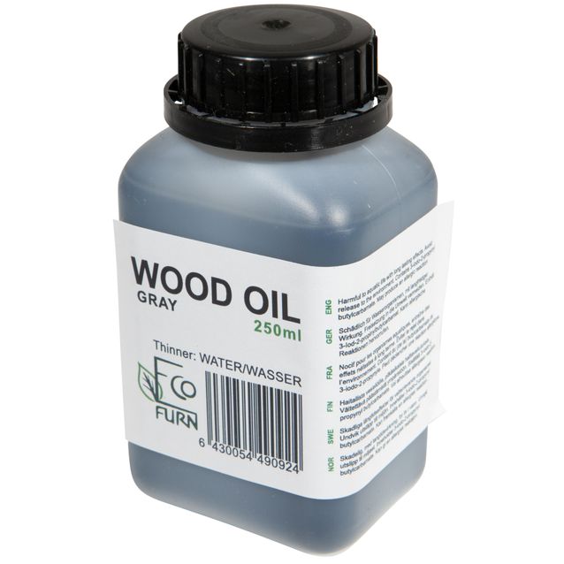 Puuöljy EcoFurn 2,5 dl harmaa