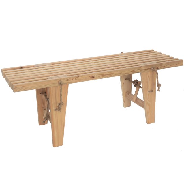 Penkki EcoFurn 120 lehtikuusi natural
