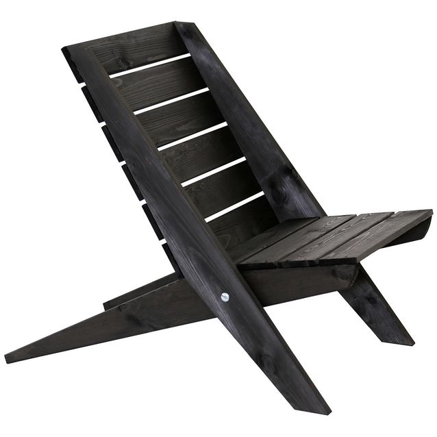 Tuoli EcoFurn Granny mänty musta