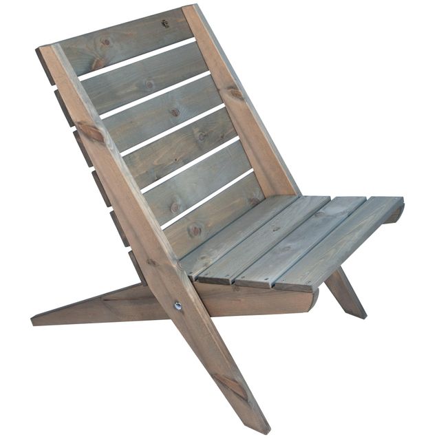 Tuoli EcoFurn Granny mänty harmaa