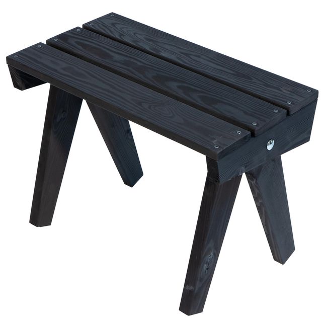 Pöytä EcoFurn Granny mänty musta