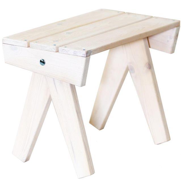 Pöytä EcoFurn Granny mänty kuultovalkoinen