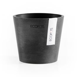 Kukkaruukku Ecopots Amsterdam Mini 10.5cm tummanharmaa