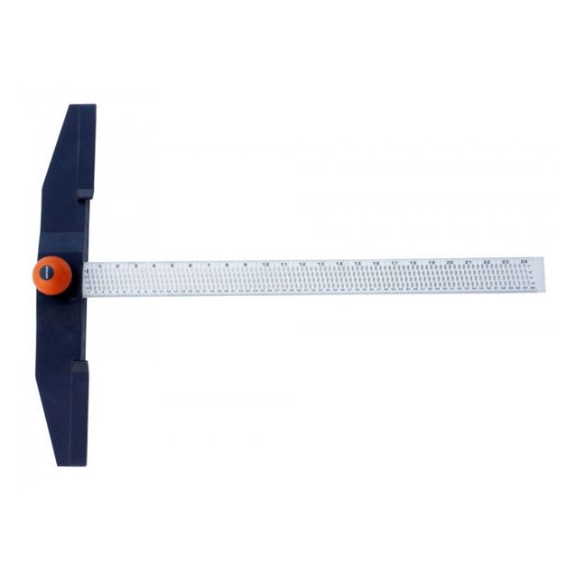 Kipsilevyn mittaus- ja leikkauskolmio Edma, 62 cm