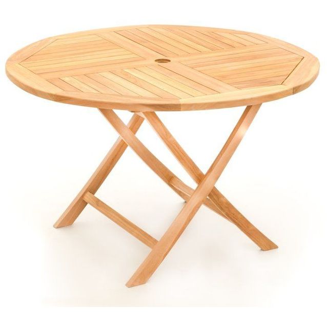 Pöytä 4Living Helen, 120 cm, tiikki