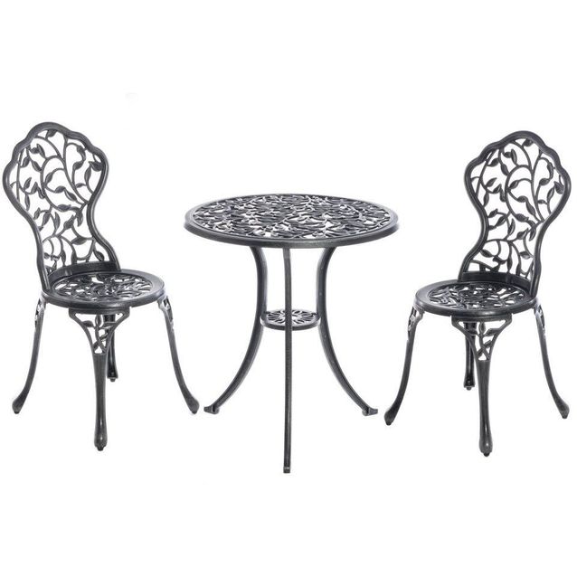 Parvekesetti 4Living Garda, antiikinhopea