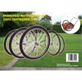 Maitokärryn vararengas Mag-Pro Garden 26"
