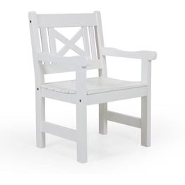 Nojatuoli Eden Wood Holmsund, valkoinen