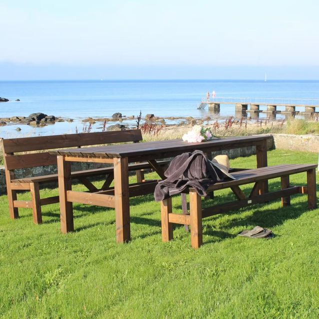 Ruokailuryhmä Eden Wood Viking, 6 henkilölle