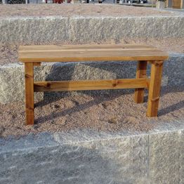 Puutarhapenkki Eden Wood Viking, leveys 100cm