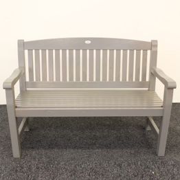 Puutarhapenkki Eden Wood Kattvik, 2-istuttava, leveys 130cm