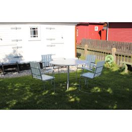 Ruokailuryhmä Eden Wood Amanda Ø100 cm, 4 nojatuolia