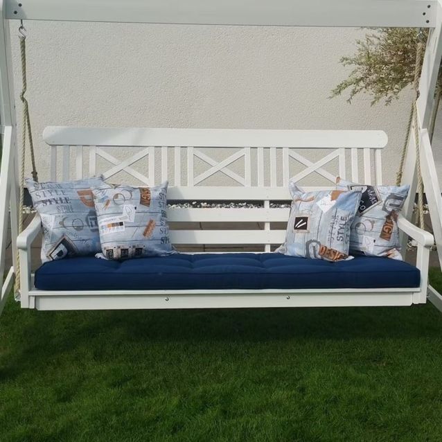 Pihakeinun istuinpehmuste Eden Wood Holmsund/Torekov/Mellby, sininen