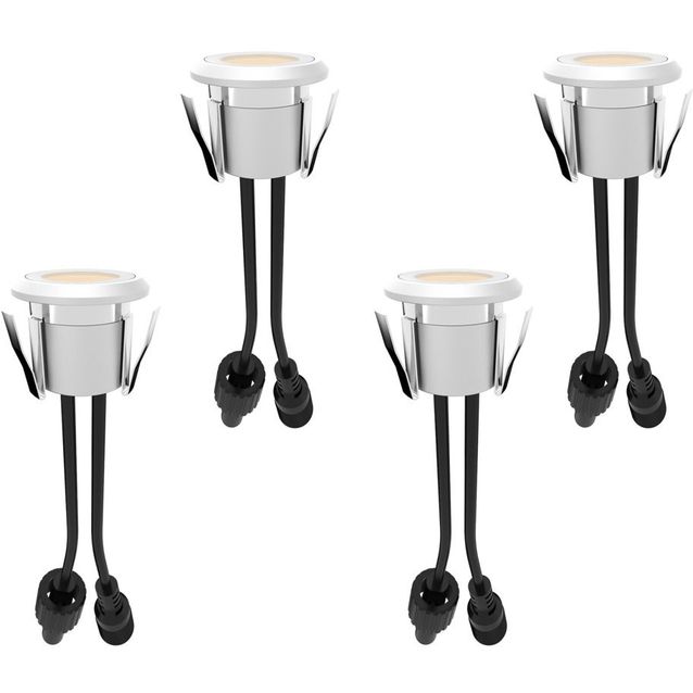 LED-terassivalosarja Llitt Allan Decklight 4-osainen alumiini