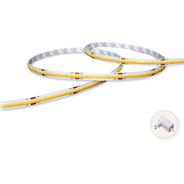 LED-nauha Llitt Ulrika KIT, COB, IP20, 3000K, 5m ​​​