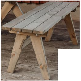 Puutarhapenkki EcoFurn Granny mänty 145 cm