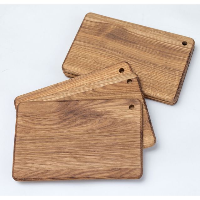 Tarjoilu- / minileikkuulauta EcoFurn tammi 6 kpl