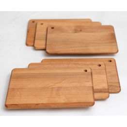 Tarjoilu- / minileikkuulauta EcoFurn tervaleppä 6 kpl